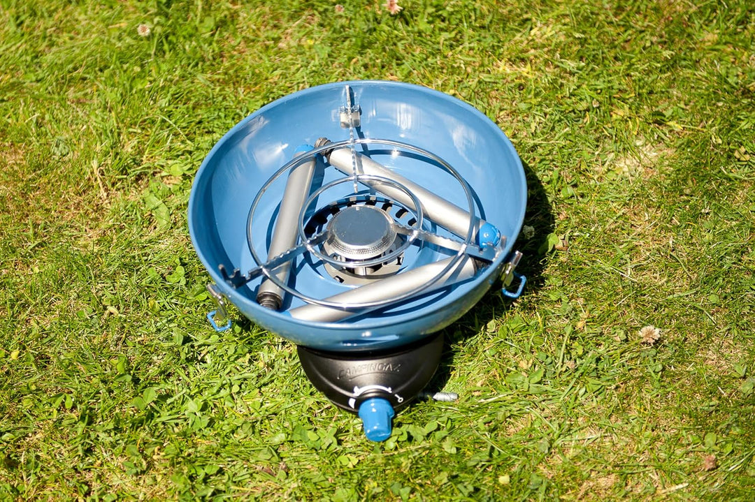 CAMPINGAZ Party Grill Modell 400 R - Komfortabler Partygrill mit Gasanschluss blau 45 x 15 x 15 cm,