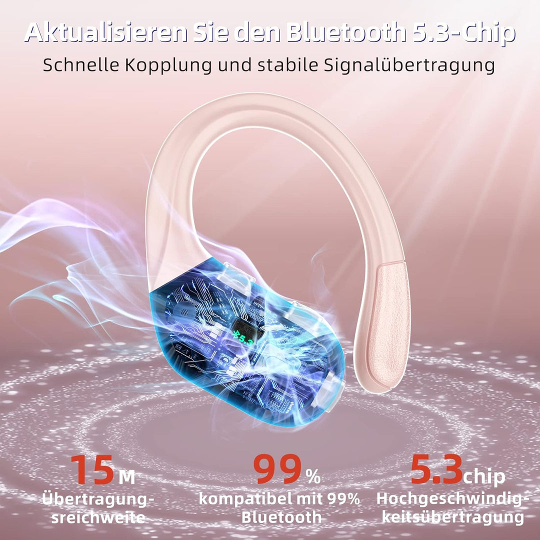 Ulfsaar Bluetooth Kopfhörer, Ear Kopfhörer Kabellos Bluetooth 5.3 mit HD Mikrofon, Wireless Kopfhöre