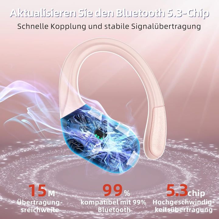 Ulfsaar Bluetooth Kopfhörer, Ear Kopfhörer Kabellos Bluetooth 5.3 mit HD Mikrofon, Wireless Kopfhöre