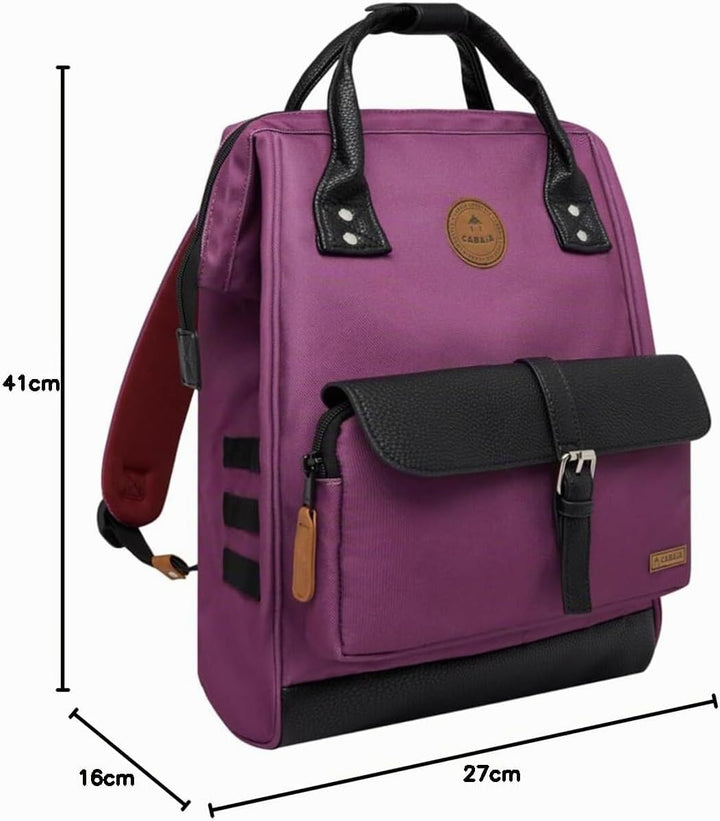 Cabaïa - Adventurer Rucksack Singapur Medium 18L - Wasserabweisend - Laptopfach bis zu 13 Zoll - 2 V