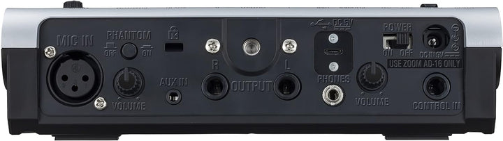 Zoom V3 Vocal Processor, 48V Phantomspannung für Kondensatormikrofone, USB 2.0 Audio-Interface für d