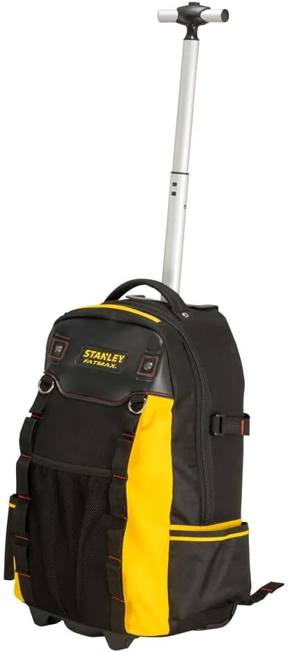 Stanley FatMax 1-79-215 Werkzeugrucksack, wasserdichter Kunststoffboden, atmungsaktive Polsterung, s