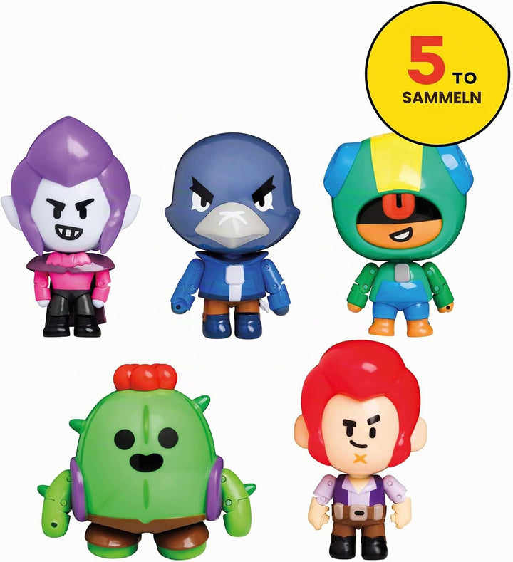 Brawl Stars Leon Actionfigur | 11,4 cm grosse Sammlerstücke Spielzeugfigur | P.M.I. Ofically License