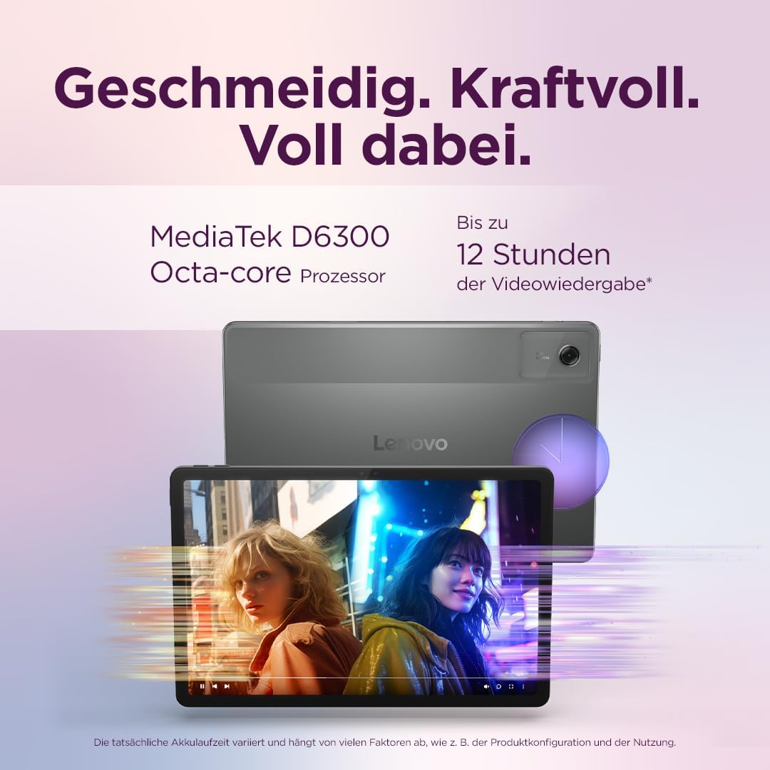 Lenovo Idea Tab Tablet | 11" 2.5K LCD Touch Display | MediaTek Dimensity 6300 | 4GB RAM | 128GB UFS