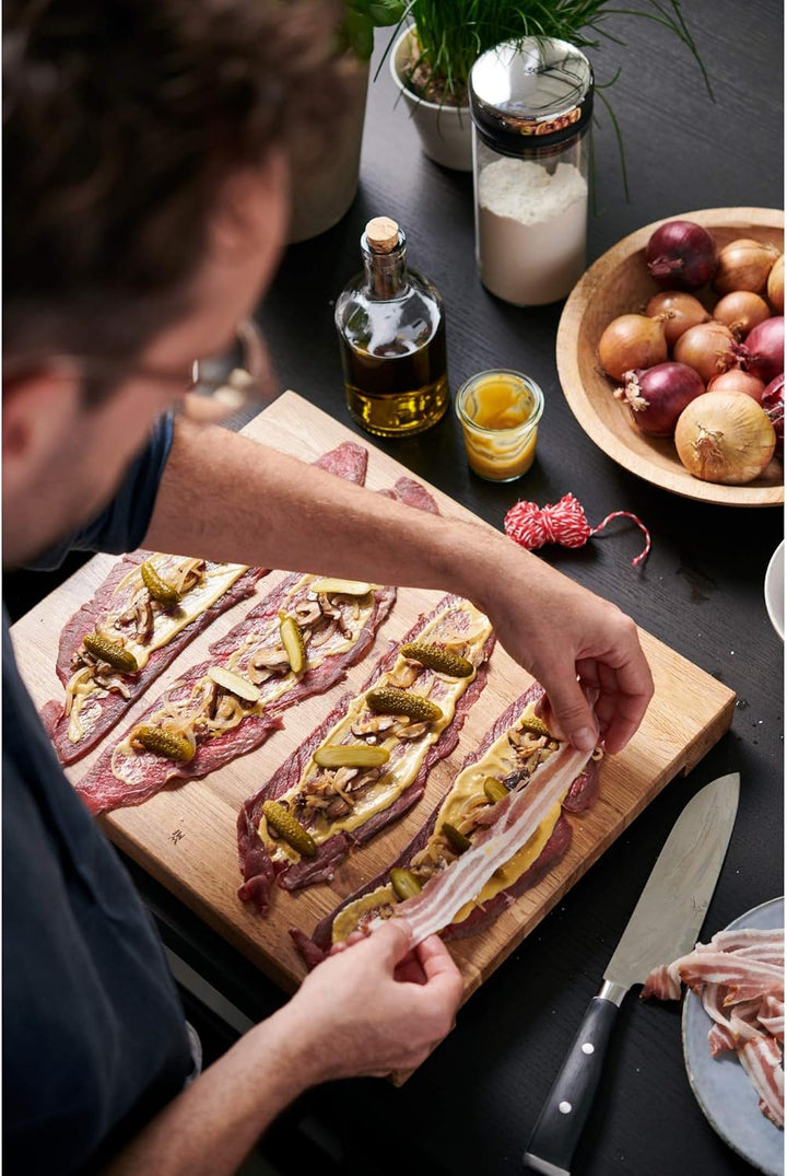 WMF Grand Class Santokumesser 33 cm, Spezialklingenstahl, Griff vernietet, 18 cm & Classic Line Brot