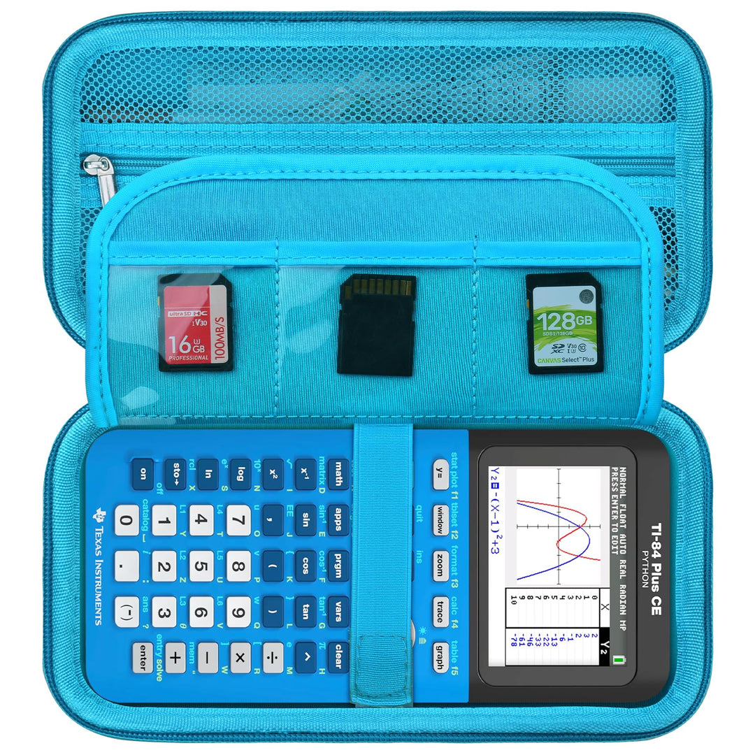 BOVKE Robuste Taschenrechner-Tasche für Texas Instruments TI-84 Plus CE Farbgrafiktaschenrechner/TI-