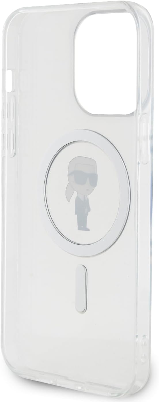 KARL LAGERFELD KLHMP15XHFCKNOT Hülle für iPhone 15 Pro Max 6.7" transparent hardcase IML Ikonik durc