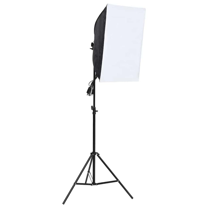 vidaXL Professionelle Studioleuchte 60x40 cm, Studiobeleuchtung Set, Softbox, Studioleuchte, Fotostu