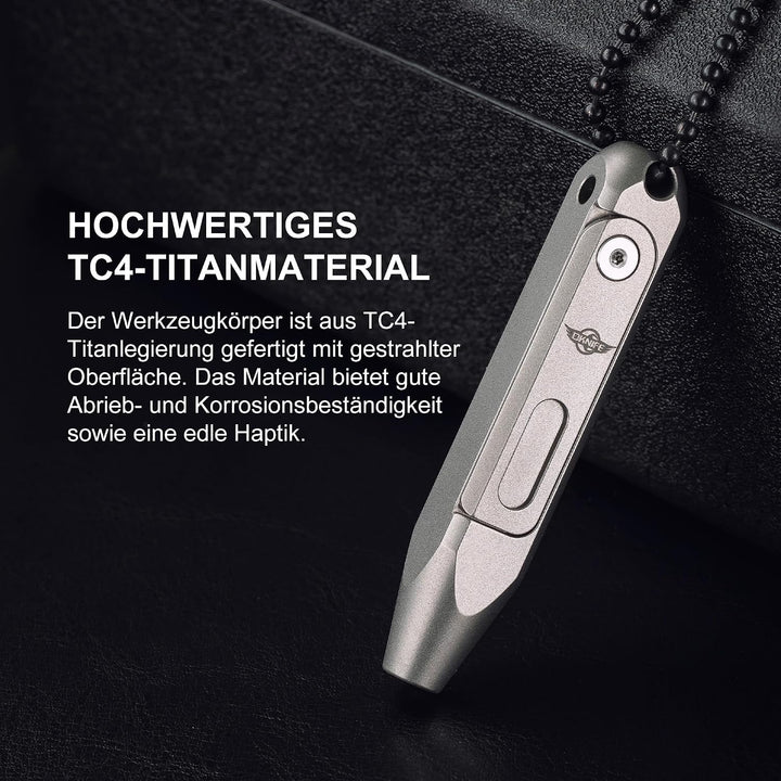 OKNIFE Otacle D1 Mini Titan 8-in-1 Magnetisch Schraubendreher Set | Magnetischer Profi Schraubendreh