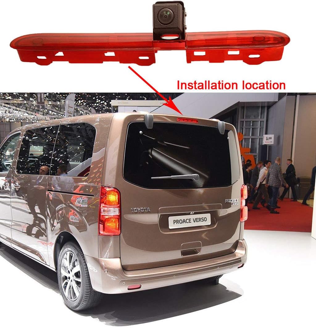 「Rückfahrkamera Transportster + 4,3 '' Zoll Rückspiegel」 Bremsleuchte Auto Dach Rückfahrkamera für C