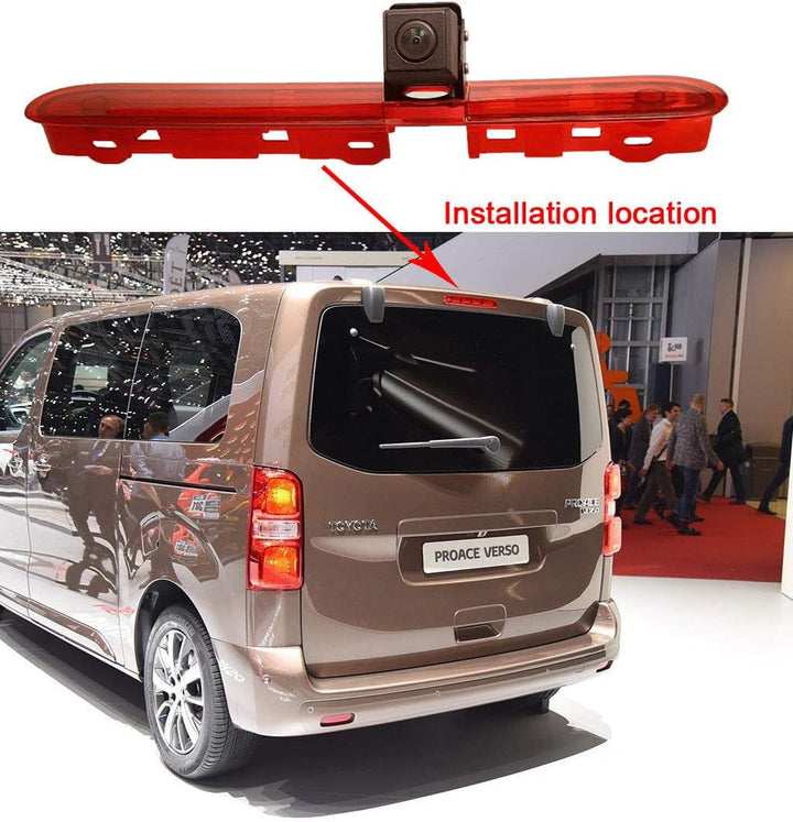 「Rückfahrkamera Transportster + 4,3 '' Zoll Rückspiegel」 Bremsleuchte Auto Dach Rückfahrkamera für C