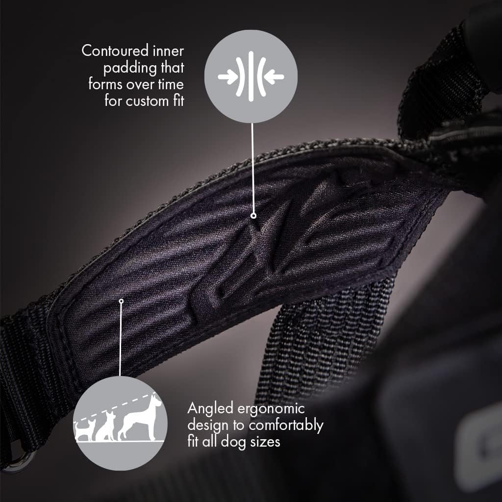 EZYDOG Express Hundegeschirr | Hundegeschirr für kleine, mittelgrosse und grosse Hunde, abgewinkelte