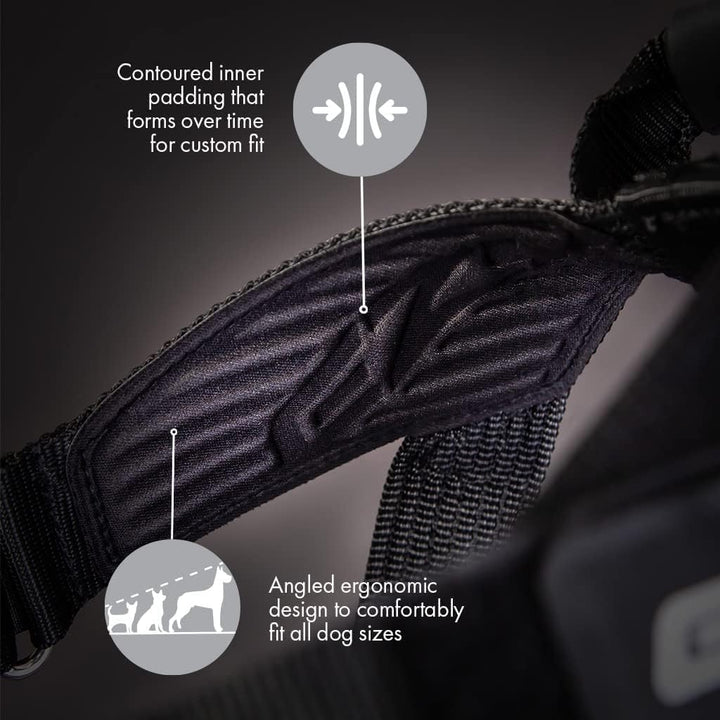 EZYDOG Express Hundegeschirr | Hundegeschirr für kleine, mittelgrosse und grosse Hunde, abgewinkelte