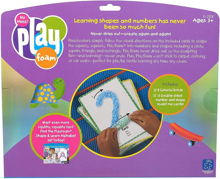 Learning Resources Playfoam Shape & Learn Zahlen-Set, Kinder ab 3 Jahren, Zahlen Lernen & Formen nac