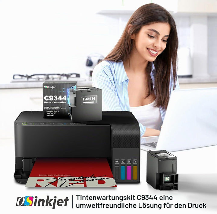 Wartungsbox C9344 kompatibel mit Epson WF-2820 XP-2100 XP-3100 XP-3105 XP-4100 XP-4105 XP-3150 XP-31