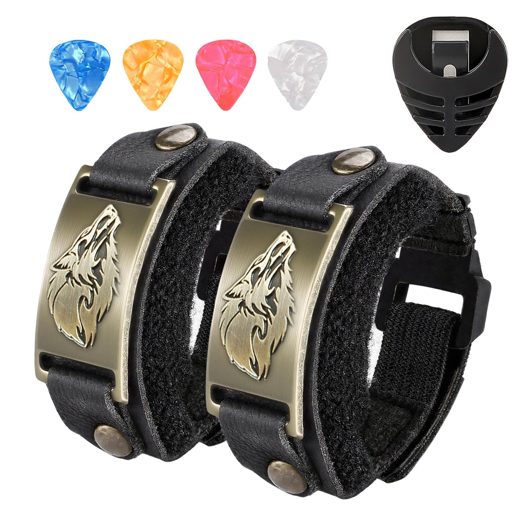2 Stück Gitarrensaiten-Dämpfer, Griffbrett-Dämpfer, weiches Material, verstellbare Muting-Lösung für