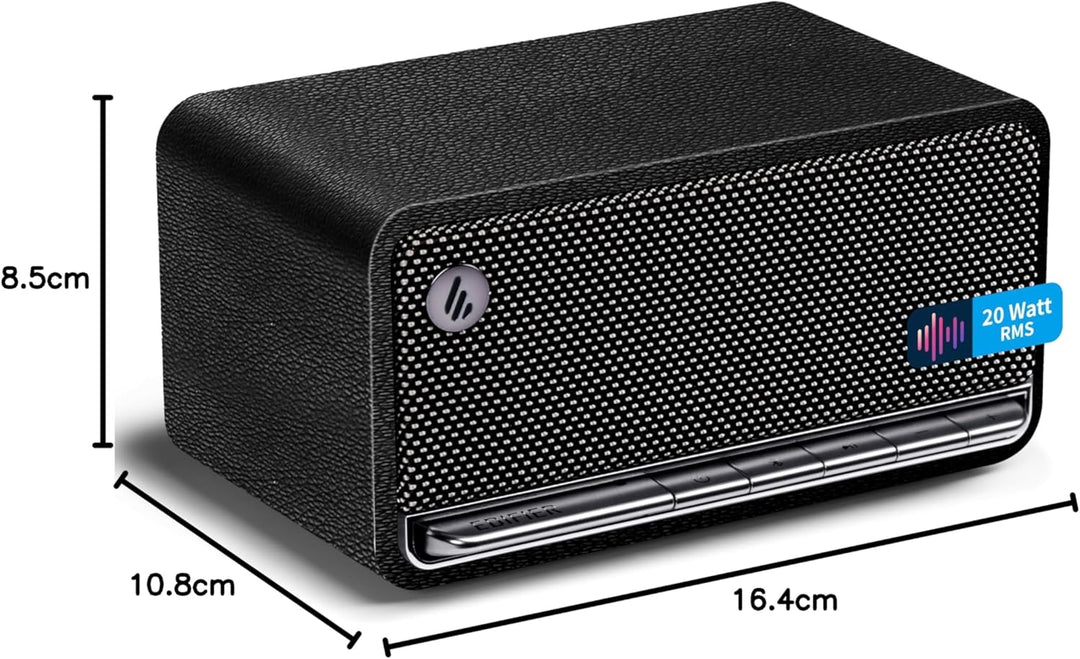 Edifier MP230 - Tragbarer Bluetooth-Lautsprecher im Retro-Design, kabellos. Wiedergabe über Bluetoot