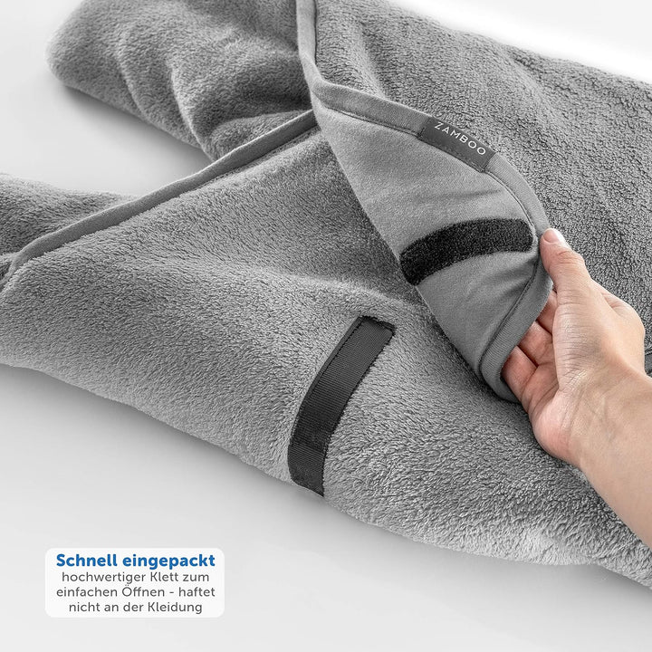 Zamboo Baby Einschlagdecke mit Füssen - Sommer - leichte Decke für Babyschalen/Autositze (passend fü