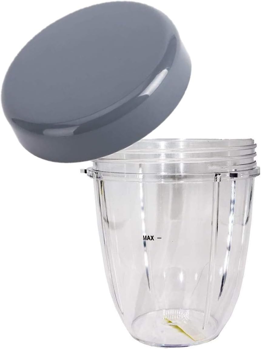 Utiz Kleiner Becher mit flachem Deckel für Nutribullet 600 W 900 W Mixer-Entsafter (510.3 g) Nutribu