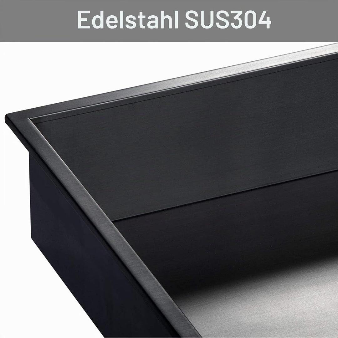 Wandnische Dusche,Wandnische Dusche Edelstahl,Wandnische Einzelregal Lagerung,Duschnische 30 * 30 *