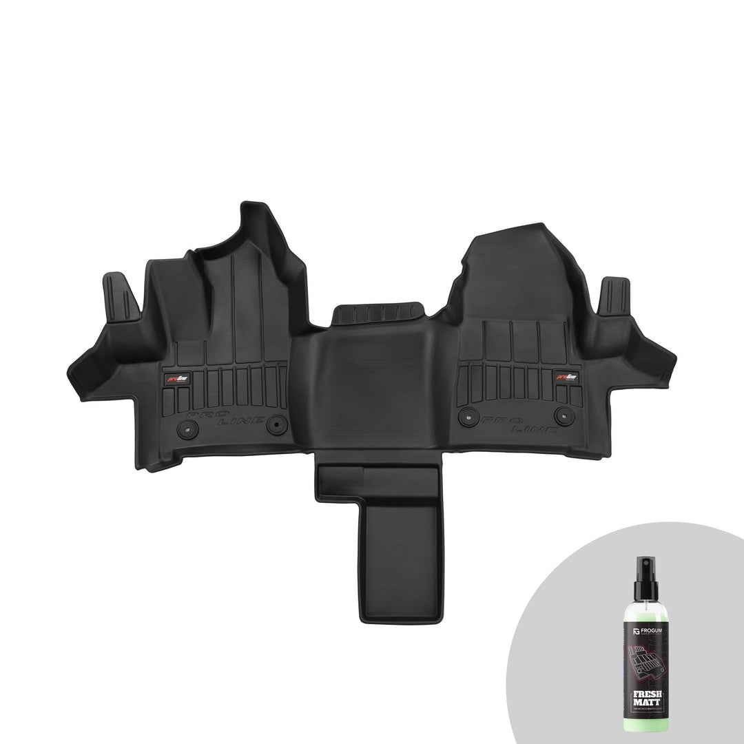 FROGUM ProLine 3D Gummimatten Exklusiven Auto Fussmatten Autofussmatten für Ford Transit Custom ab 2