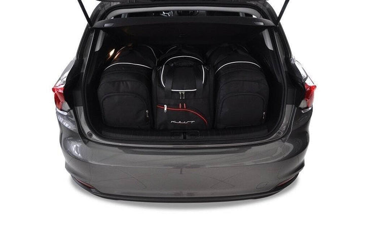 KJUST Dedizierte Reisetaschen 4 stk kompatibel mit FIAT TIPO HATCHBACK II 2016+