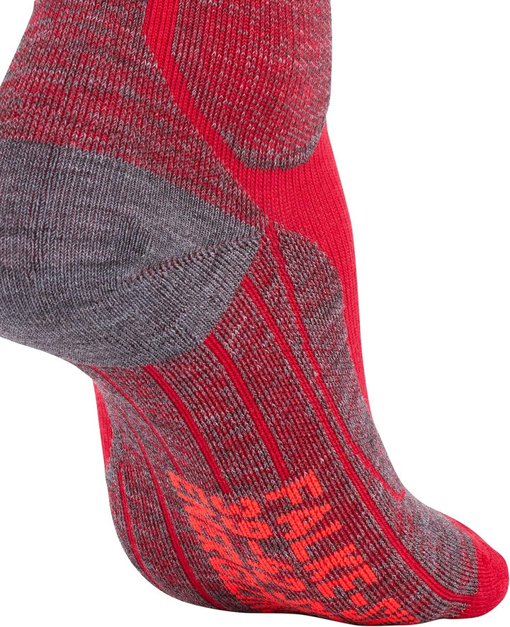 FALKE Damen Skisocken SK Energizing Wool W KH Wolle mit Kompression 1 Paar, Rot (Rose 8564) - Wadenu