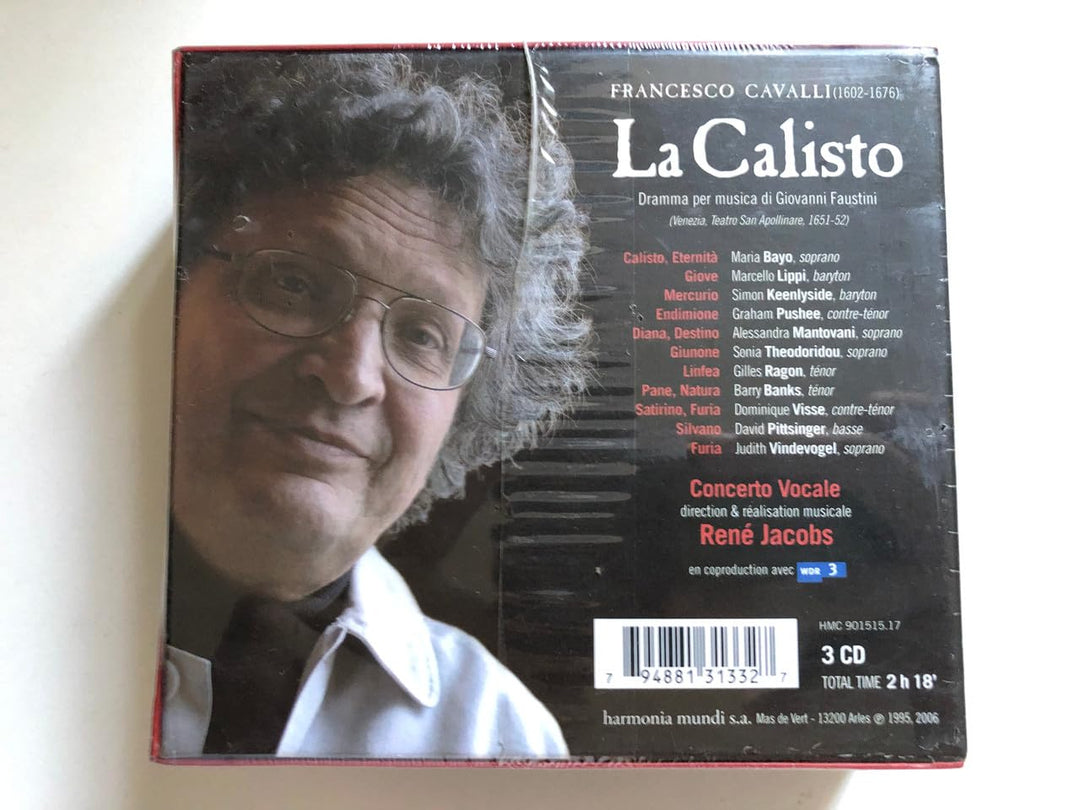 Cavalli - La Calisto - Bayo, Lippi, Keenlyside, Pushee, Concerto Vocale, Jacobs, Audio-CD