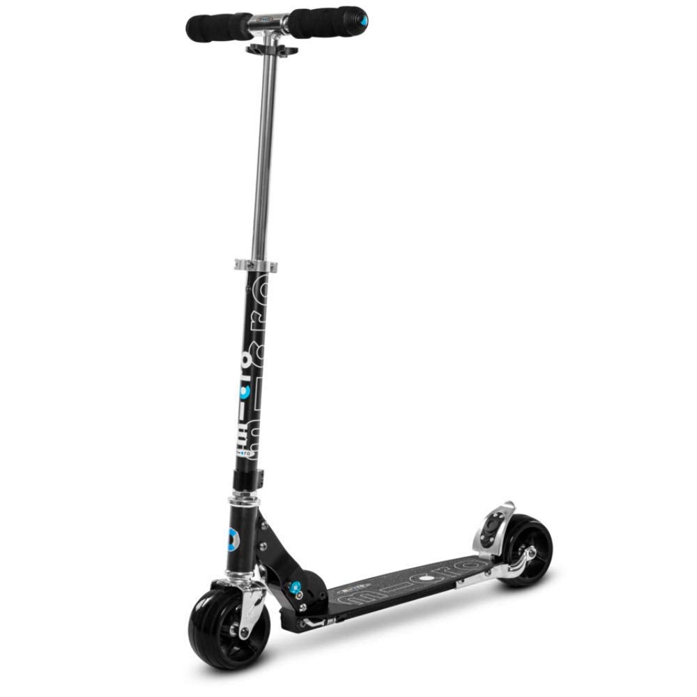 Micro Rocket Scooter Jungen/Mädchen ab 8 Jahren Schwarz, Schwarz