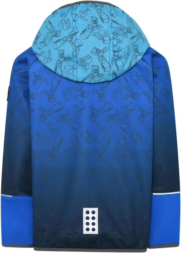 LEGO Jungen Shell-Jacke 104 557 Blue, 104 557 Blue