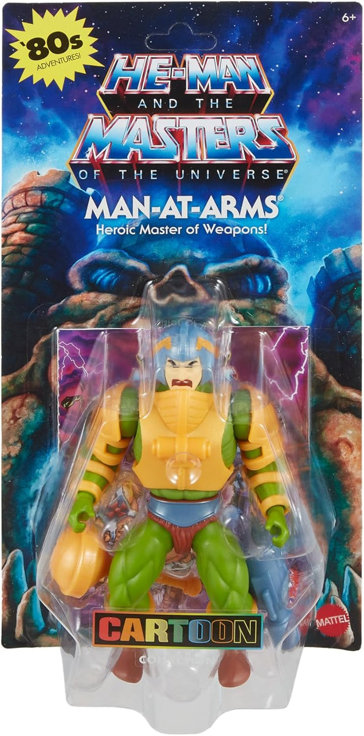 Masters of the Universe Origins-Spielzeug, Man-at-Arms Duncan-Actionfigur aus der Cartoon-Kollektion