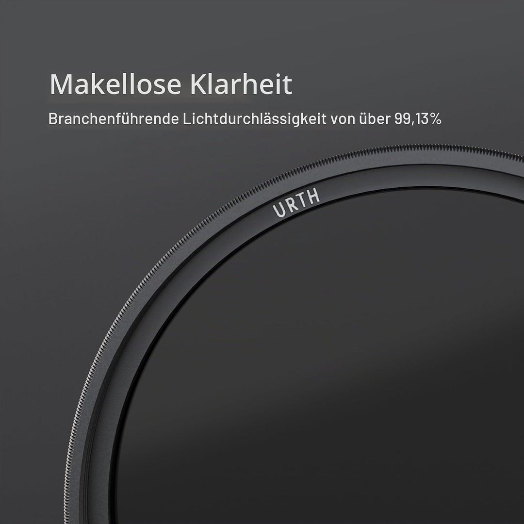 Urth 77 mm UV Filter (Plus+) 77mm Schwarz, 77mm Schwarz