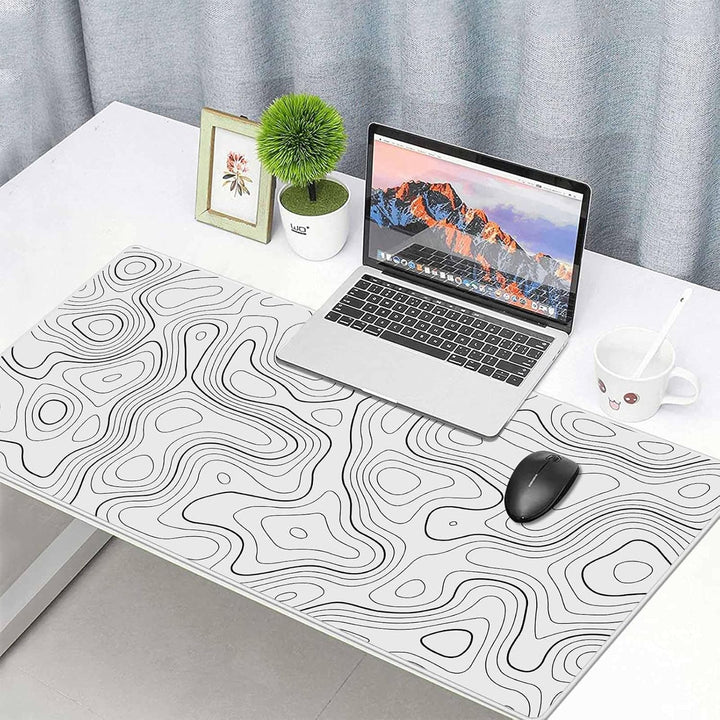 Alfombrilla de ratón XXL Grande Con goma impermeable y antideslizante para PC, MacBook, estudio, ord