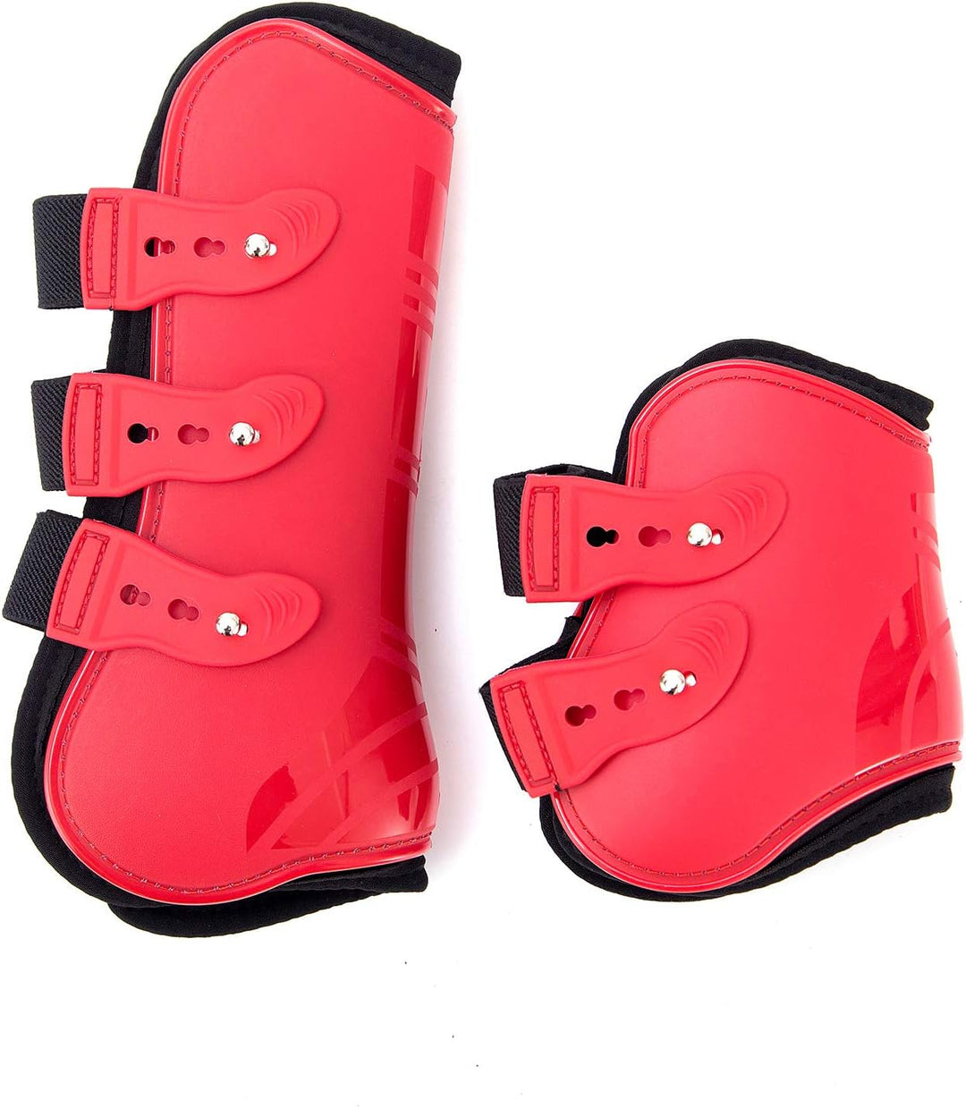 Merauno® Gamaschen Pferde 4er Set Sehne Schützer Fetlock Pferdesprungschutz Vorne Hinter Paar Robust