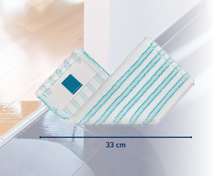 Leifheit Wischbezug CLEAN Twist M Ergo/Power CLEAN M Micro Duo 5er Set, Bodenwischer Ersatzbezug für