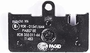 HELLA PAGID 8DB 355 011-661 Bremsbelagsatz - T1483 - Dicke/Stärke: 15mm - Bremssystem: Akebono - für