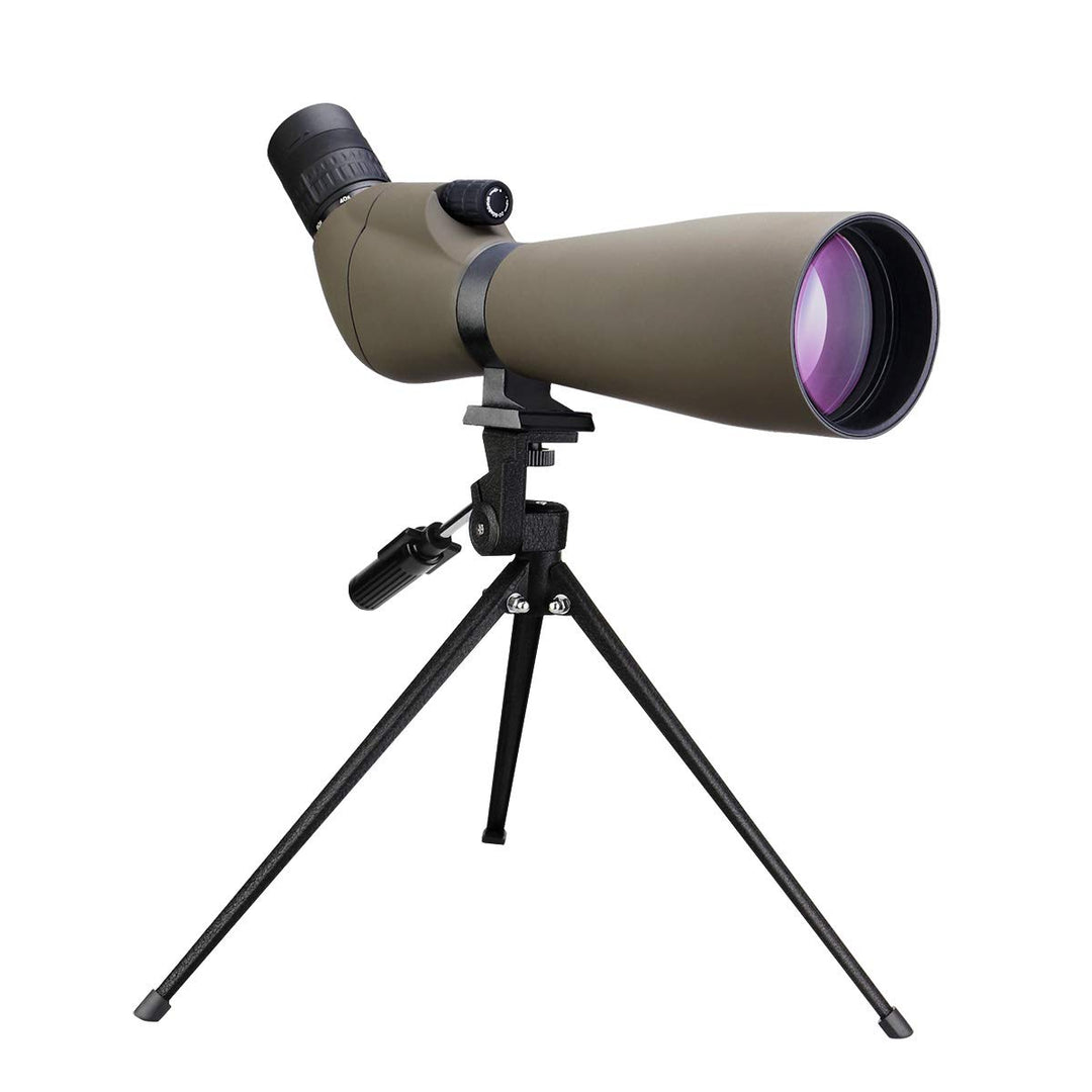Svbony SV401 Spektiv, 20-60x80 Spektiv mit Stativ, Wasserdichtes FMC Optik 45-Grad Abgewinkelt Spekt