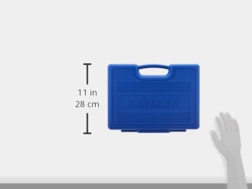 KUNZER 7HBG20 Handbördelgerät Profi - 16-tlg. Set für 4,75 mm (3/16''), 5 mm und 6 mm Bördelung nach