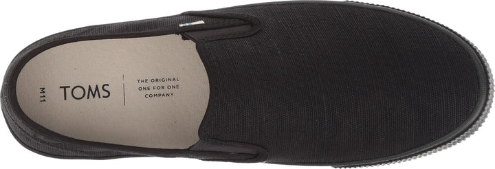 TOMS Herren Baja Sneaker 42.5 EU Schwarz, 42.5 EU Schwarz