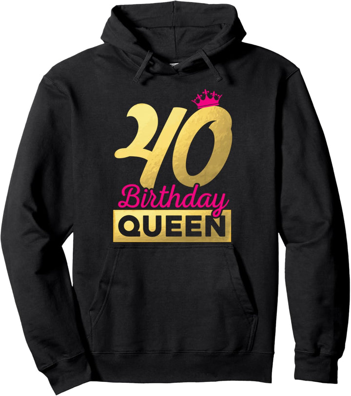 40. Geburtstag Geschenk Jahrgang 1983 Birthday Queen Krone Pullover Hoodie