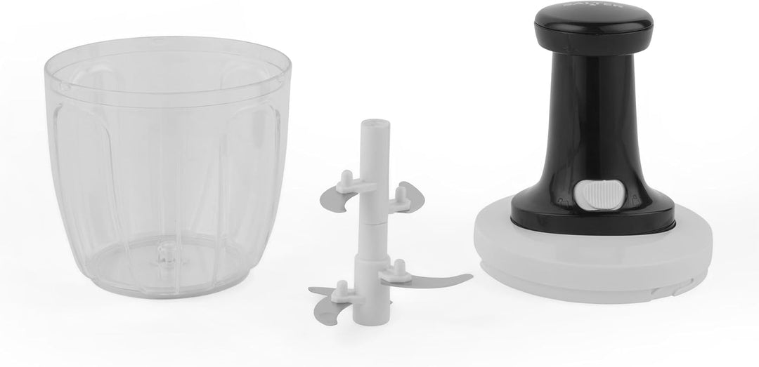Salter BW12923EU7 Zerkleinerer – Manueller Handteller für Zwiebel, Pfeffer, Mahlgut, Küchenmaschine,
