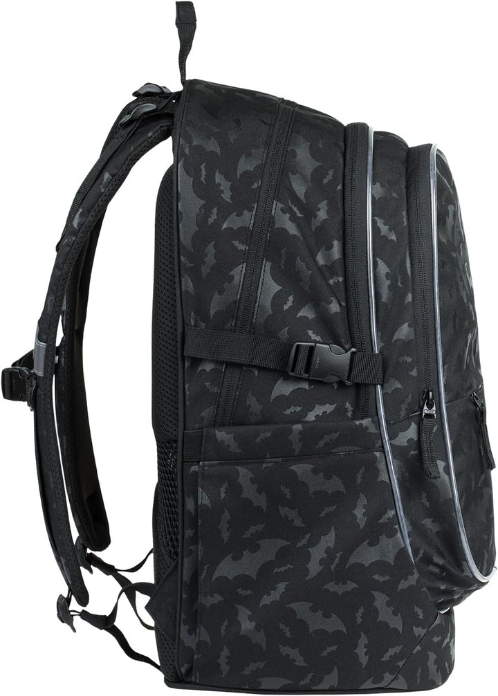 Baagl Kinderrucksack, Schulrucksack für Kinder mit ergonomisch geformter Rücken, Brustgurt und refle