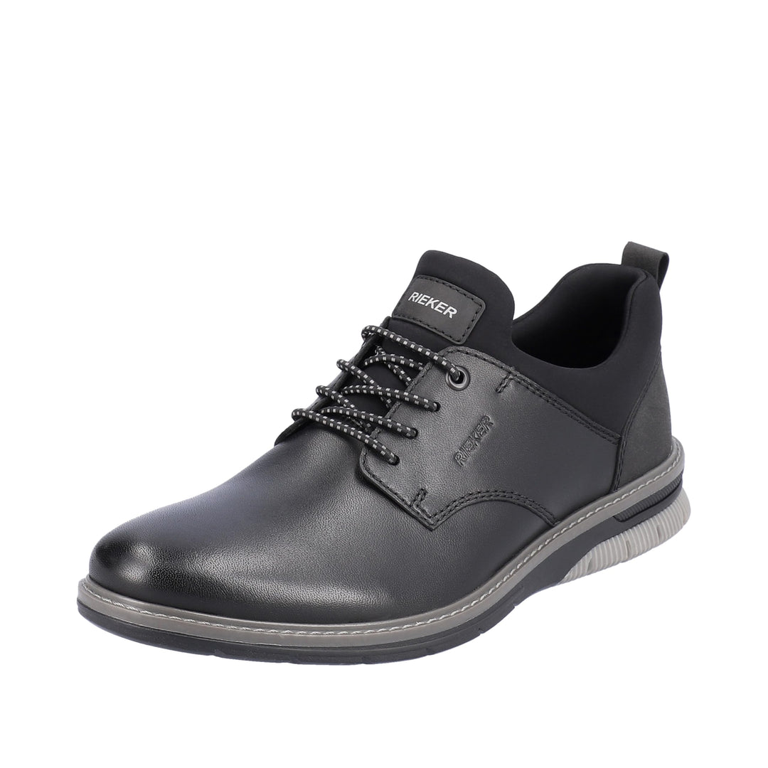 Rieker Herren 14454 Slipper 43 EU Schwarz, 43 EU Schwarz