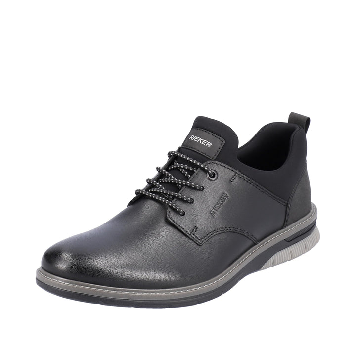 Rieker Herren 14454 Slipper 43 EU Schwarz, 43 EU Schwarz