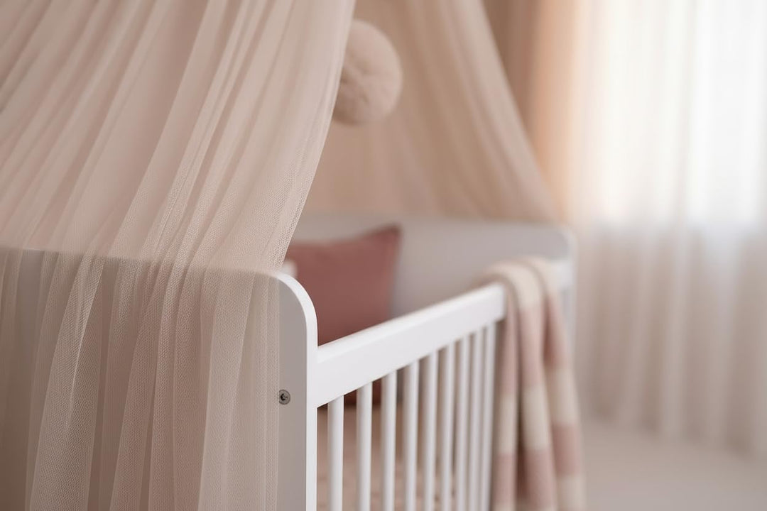Baby Fancyroom Betthimmel für Babybett, Prinzessib Babywiege, Moskitonetz, Beistellbett Himmel, Baby