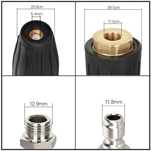 Dreckfräse Schmutzkiller Rotordüse für Hochdruckreiniger 3600PSI 1/4" für Hochdruckreiniger