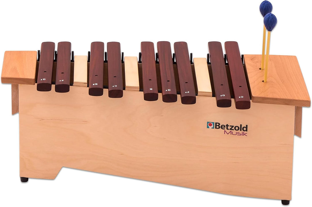 Betzold Musik - Alt-Xylophon - Klangstäbe aus Hartholz, leicht und handlich chromatische Ergänzung,