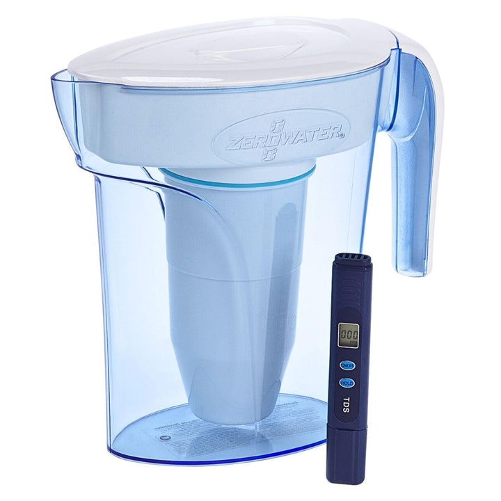 ZeroWater 5-Stufige Filterkanne für Trinkwasser mit 1,7 L - NSF-Zertifizierte Wasserfilter Kanne, um