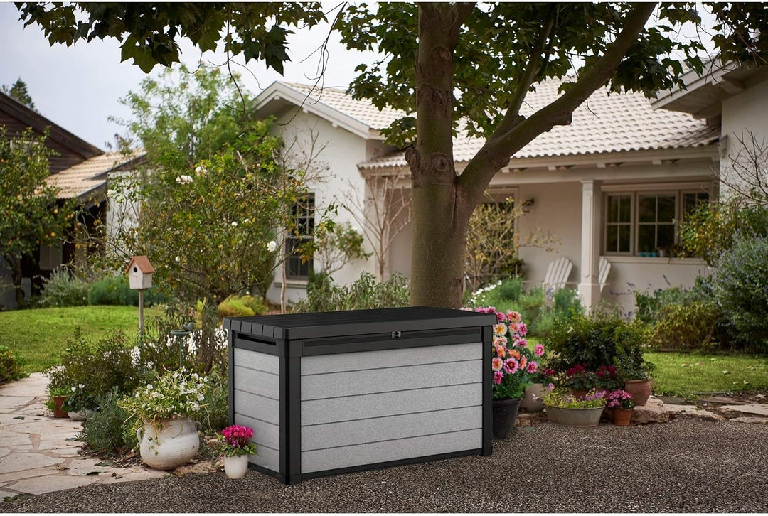 KETER 238113 Kofferraum, grau, 122.9 X 62.1 x 70.6 cm 122.9x62.1x70.6 cm, 122.9x62.1x70.6 cm