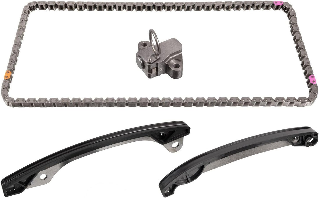 febi bilstein 109467 Steuerkettensatz für Nockenwelle, mit Gleitschienen und Kettenspanner, 1 Stück